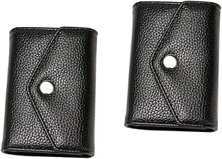 2 Peças Bolsa De Moedas Feminina Carteira De Crédito Feminina Com Bloqueio De Embreagem Feminina Carteira Pequena Com Bloqueio De Suporte De Crédito Capa De Bloqueio Carteira