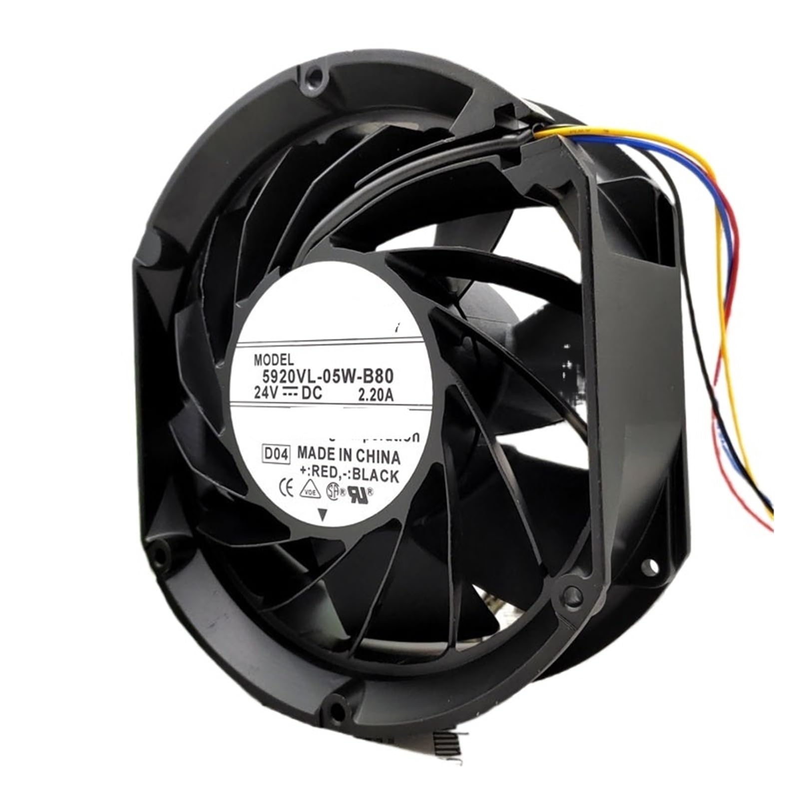 FCARUMIQP 5920VL-05W-B80 24V 2.20A 17251 172 * 51mm Cooling Fan