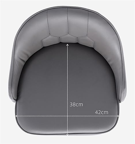 Miniatura 2 de Juego de 2 taburetes de bar de isla de cocina de piel sintética de 30 pulgadas de altura con respaldo, sillas de bar de altura de mostrador con