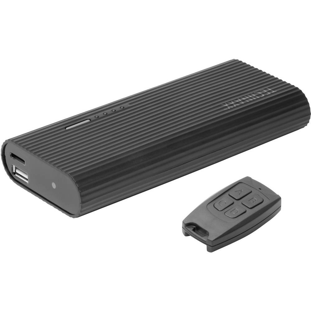 Technaxx Power Bank 6000mAh mit Full HD-Kamera TX-92, Powerbank mit Überwachungs- und Spionkamera