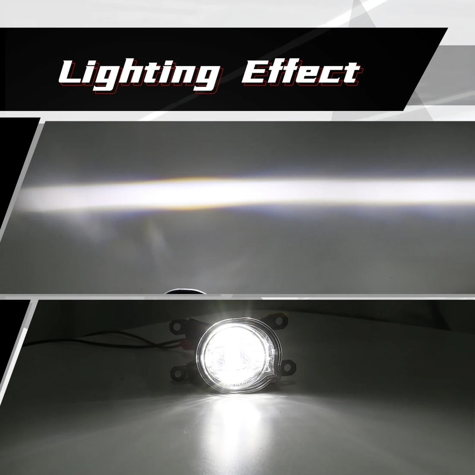 Mistlampen Jasne białe światło przeciwmgielne LED Dla Grand Dla Highlander Dla Hybrid 2025 Lampa przeciwmgielna do jazdy dziennej DRL Przewody Przycisk przełącznika
