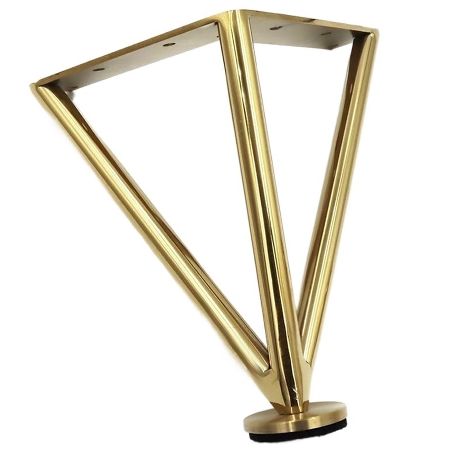 Piedini per Mobili 1PC 20cm-40cm Gambe da tavolo in ferro dorato Hardware for mobili in metallo Piedino for mobili inclinabile regolabile in acciaio inossidabile Gambe per Mobili ( Color : Golden-20cm