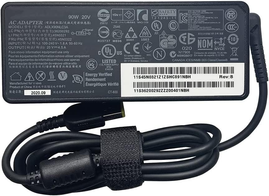 M27 20V 4.5A 90W Caricatore per adattatore di alimentazione per notebook Lenovo Lenovo ThinkPad 5.5 * 2.5