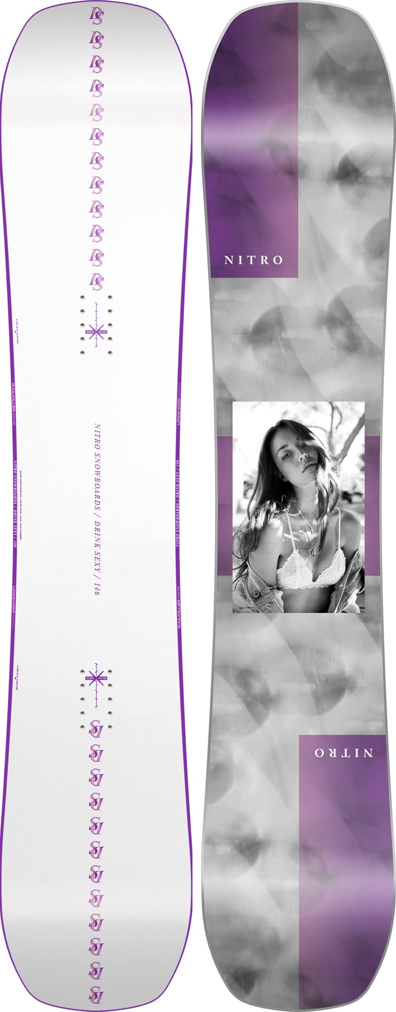 Nitro OPTISYM Drink SEXY '23 Snowboards, Freestyleboard, Asym Twin