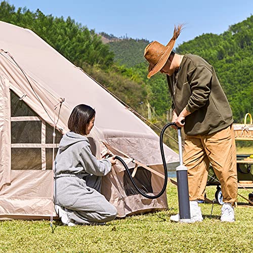 Carpa inflable grande doble capa para 6-10 personas miniatura 3