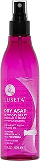 Luseta ASAP Blow-Dry Spray with Argan & Marula Oil - Heat Protectant for All Hair Types, Sulfate & Paraben Free, 8.5oz