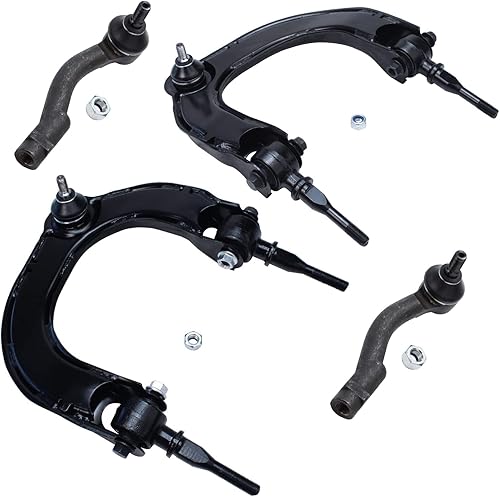 Miniatura 788 de Detroit Axle - Kit de brazos de control delanteros de 4 piezas para Chevrolet Aveo Aveo5 Pontiac G3 Wave Wave5 Suzuki Swift+, 2 brazos de control
