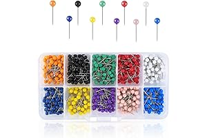 600-Piece Map Pins Set