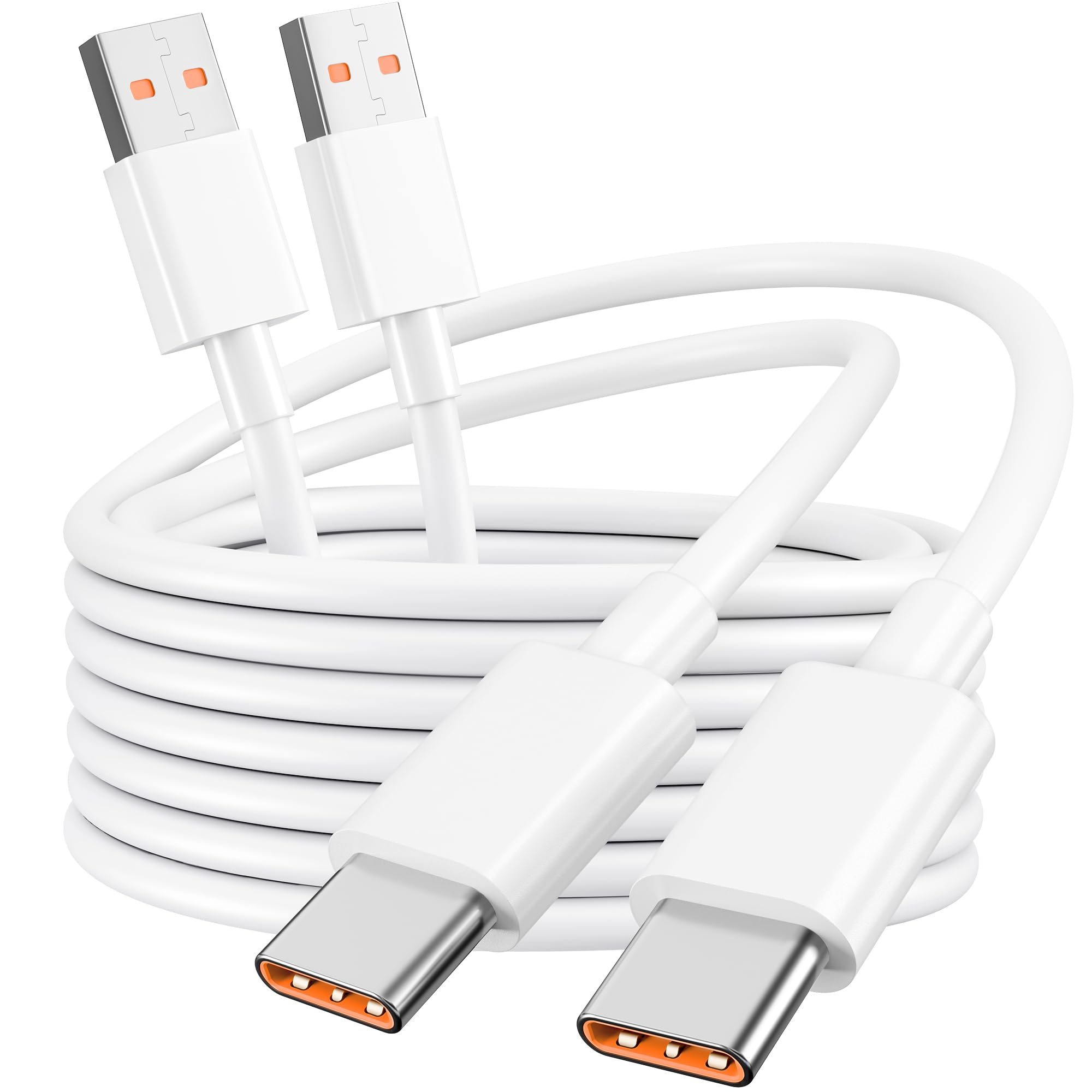 2-Pack 120W 6A Hypercharge Ladekabel für Xiaomi Redmi Note 17 15 15T 14 14T 13 13T 12 Ultra Pro 5G A3 14 C 15C, POCO F8 F7 M7 X7 C85, Turbo Schnellladekabel Original 67W/90W, USB-A auf USB-C Kabel 2M