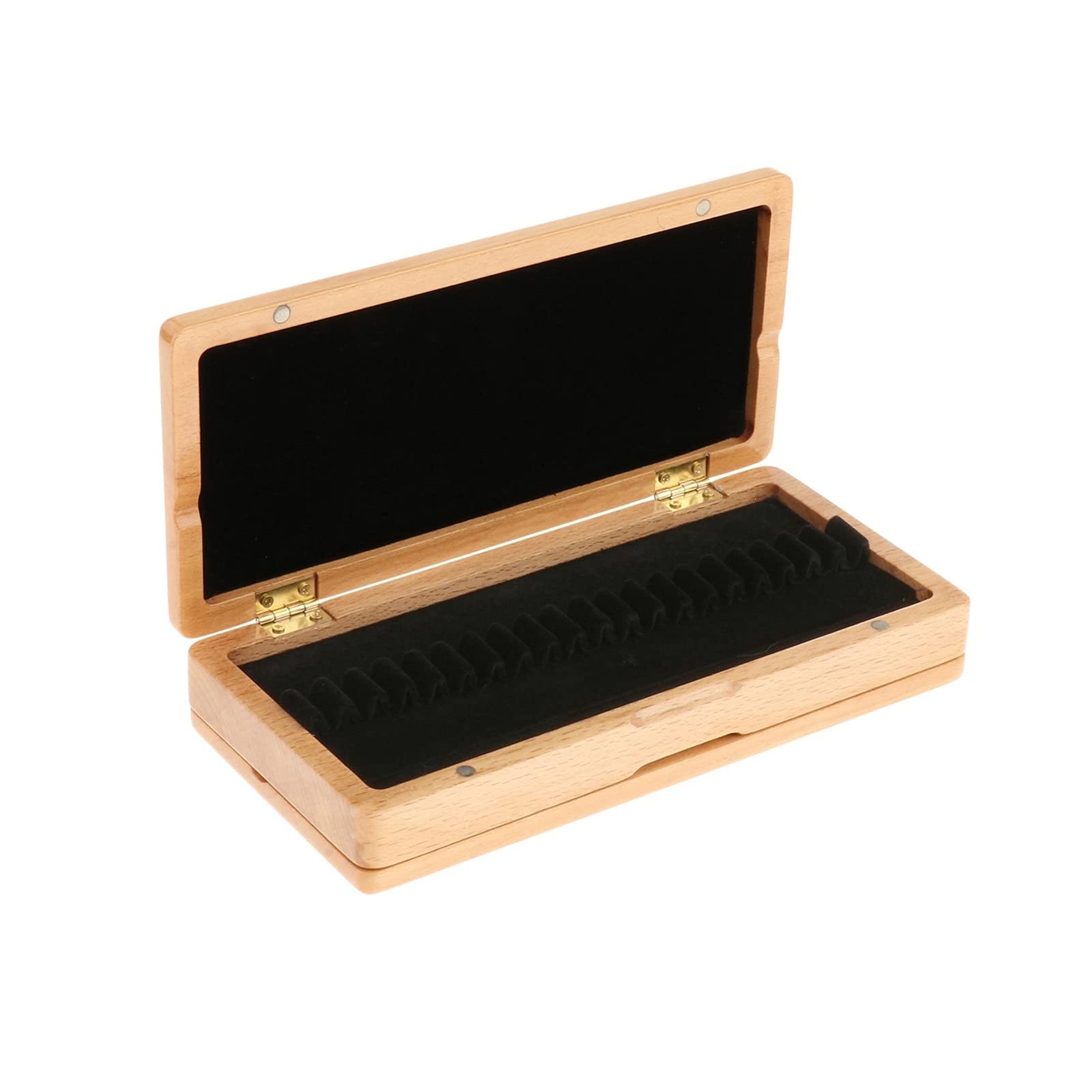 BOLZAN WZUNHUANG Caja de caña de Madera de Madera Maciza Ajuste para la Tienda de Oboe 40 Reeds Piezas de Instrumentos de Viento de Madera