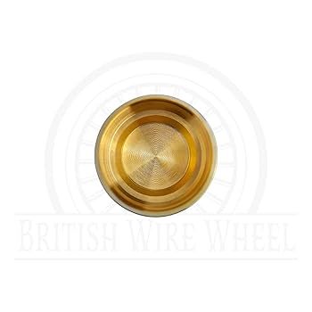 Amazon.com: British Wire Wheel 8-Sided Hex 24K Gold Knock
