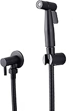 [LOSCHEN] Spruzzatore del bidet per la toilette, Doccia per WC Doccetta per bidet, kit di spruzzatore per bidet in acciaio inossidabile (nero)