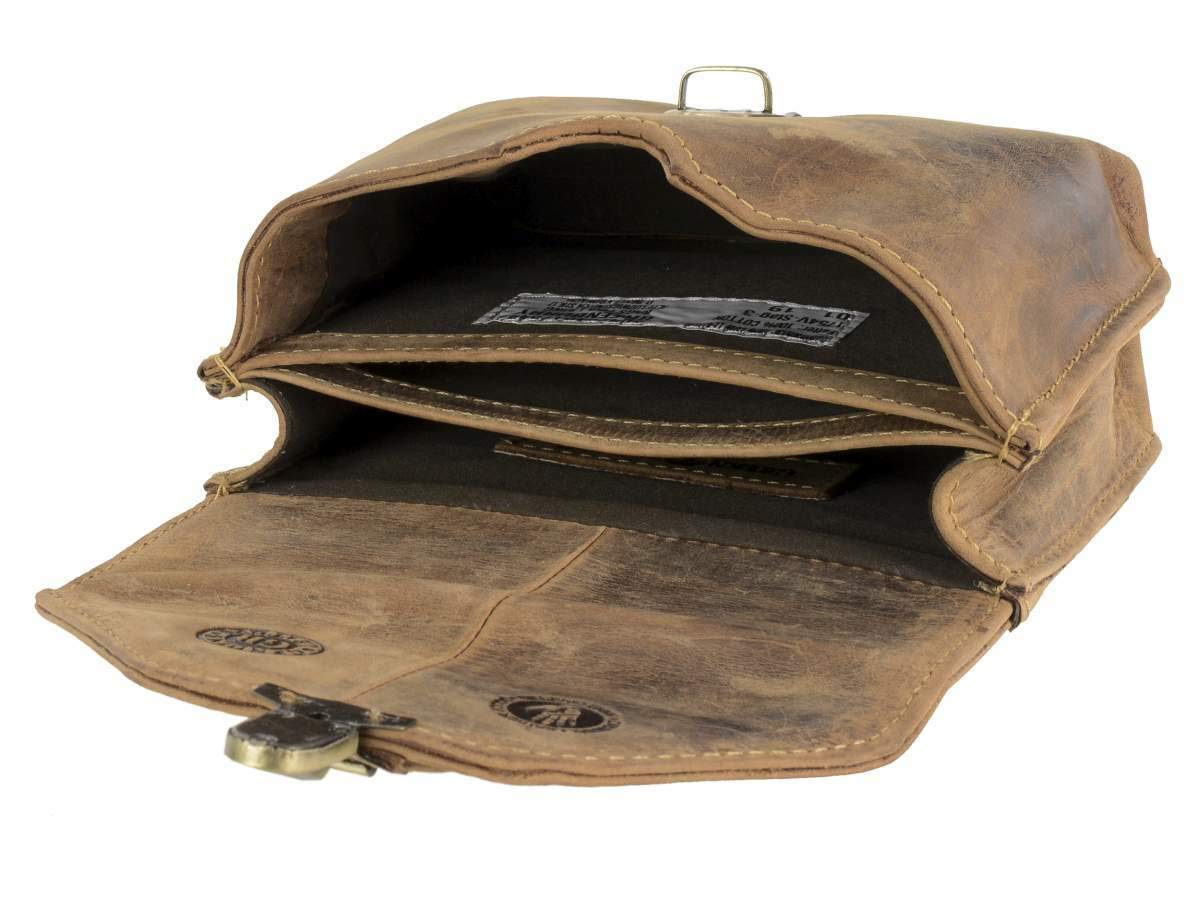 Greenburry Marsupio Vintage Outdoor in pelle 15 cm