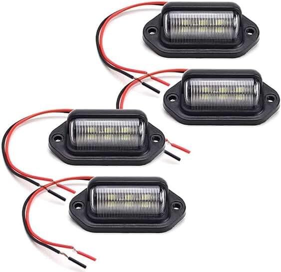 Car Number Plate Lights Amazon.co.uk