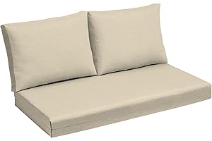 Hampton Bay Replacement Cushions: Arden Selections Outdoor Loveseat Cushion Set