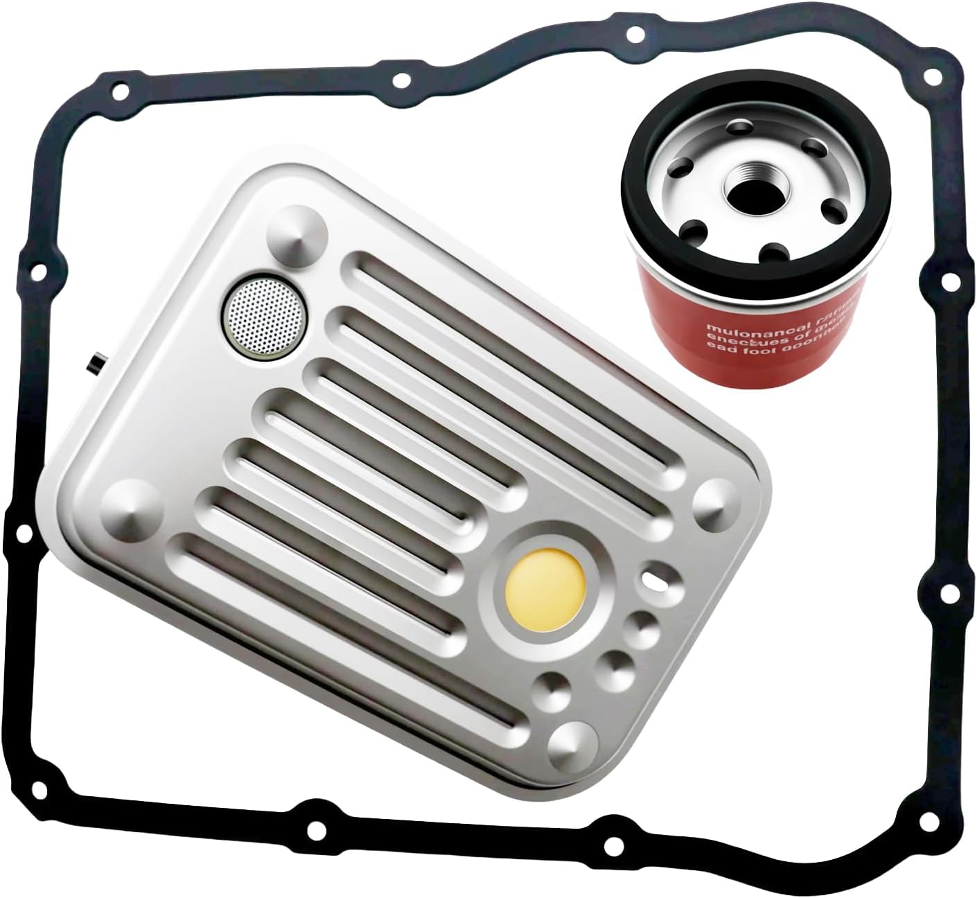 Transmission Filter Kit 29537965 Internal Shallow Filter & 29539579 Spin-On Filter for Allison 1000 2000 Series,Chevy Silverado GMC Sierra 2001-2010 2500 HD 3500 HD 6.6L