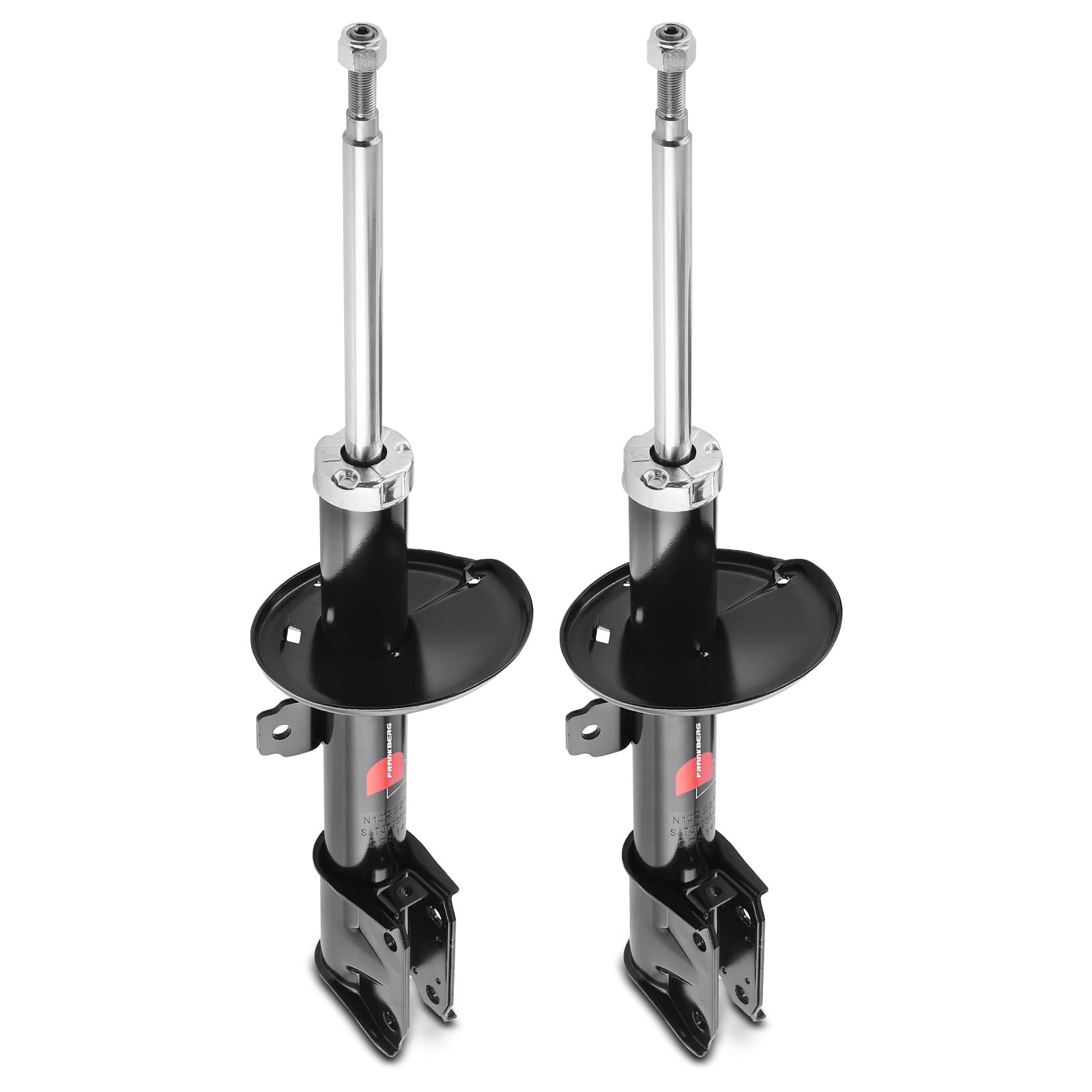 Frankberg 2 amortiguadores delanteros 597 mm presión de gas 338737 | Compatible con: Duster HS, Caja para el polvo, Duster HM