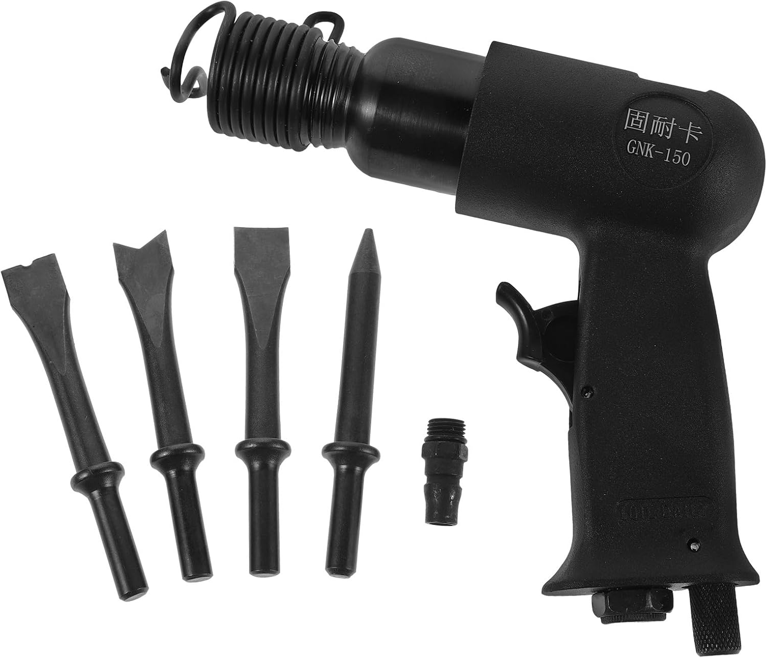 1 Set Pneumatic Shovel Kit: 150mm Air Chisel For Heavy-Duty Metalwork - Pneumatic Hammer Shovel Tool - Powerful Air Tool With 4 Chisels