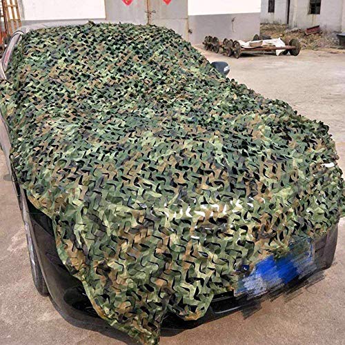 DW Jungle Camouflage Net Visor Camouflage Camouflage Net, Tente de Couvert de Tente de Camping-Car Camouflage Militaire de Montagne Vert Décoration Net Chasse, Différentes Tailles - Image 9