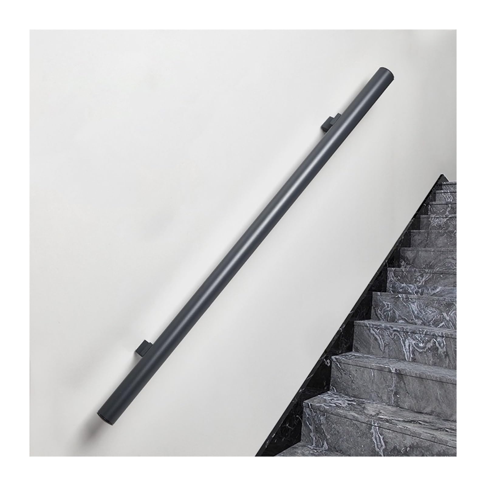 Rampe d'escalier antidérapante en inox pour couloir et salle de bain