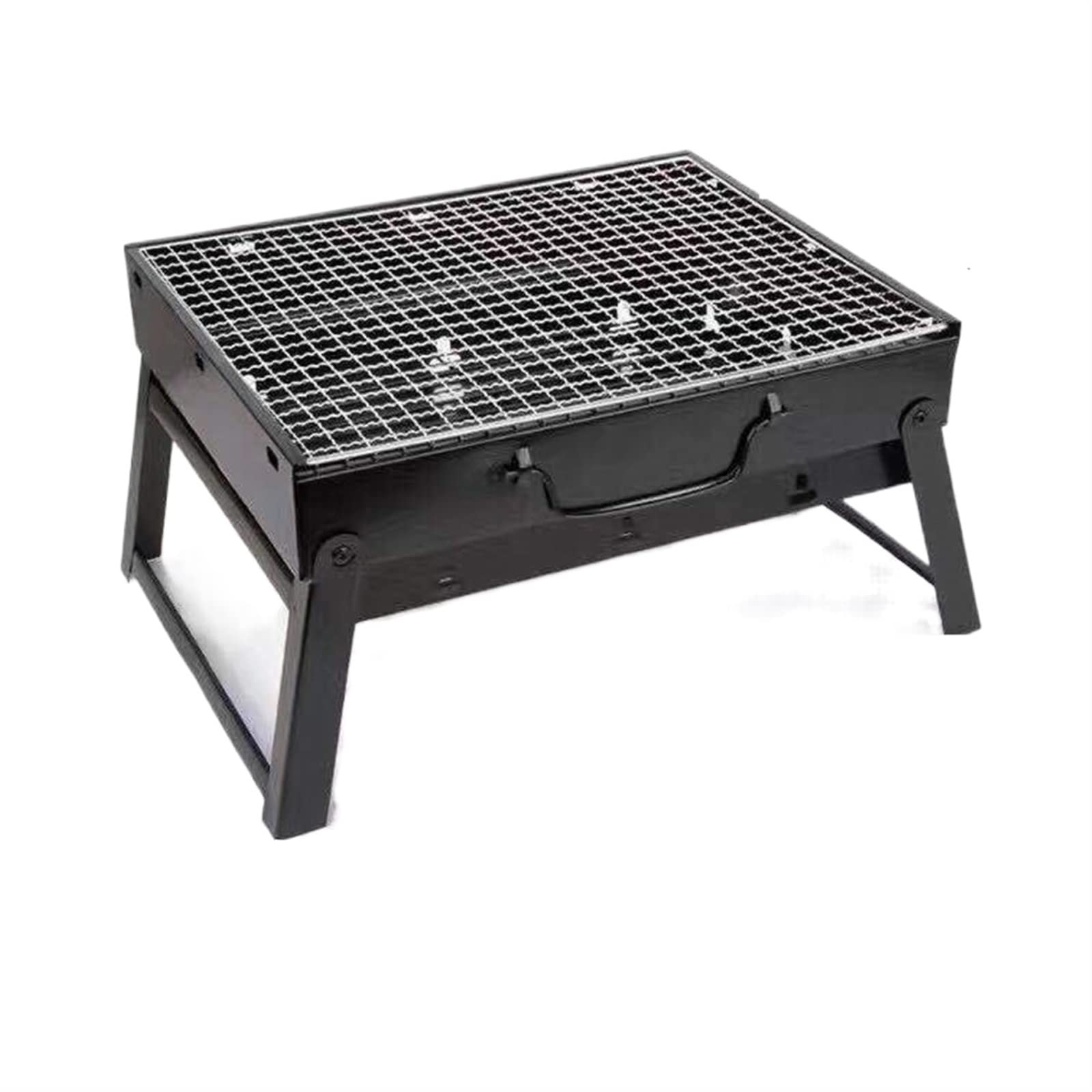 Barbecue portatile pieghevole per esterni, compatto e leggero, ideale per campeggio, picnic, tailgating e cucina in cortile, facile da configurare, perfetto per riunioni di famiglia