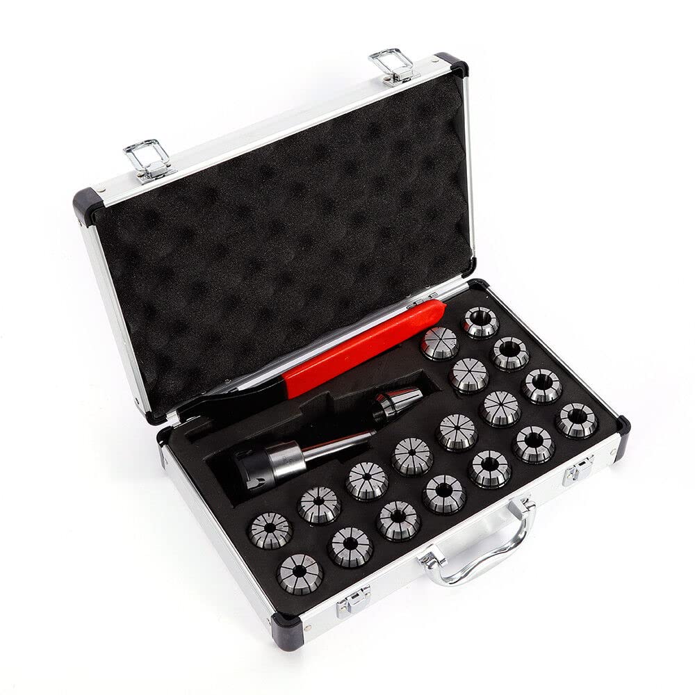 Prazision MK2 MT2 ER32 M10 Lot de 21 pinces de serrage dédiées CNC avec étui pour fraiseuse