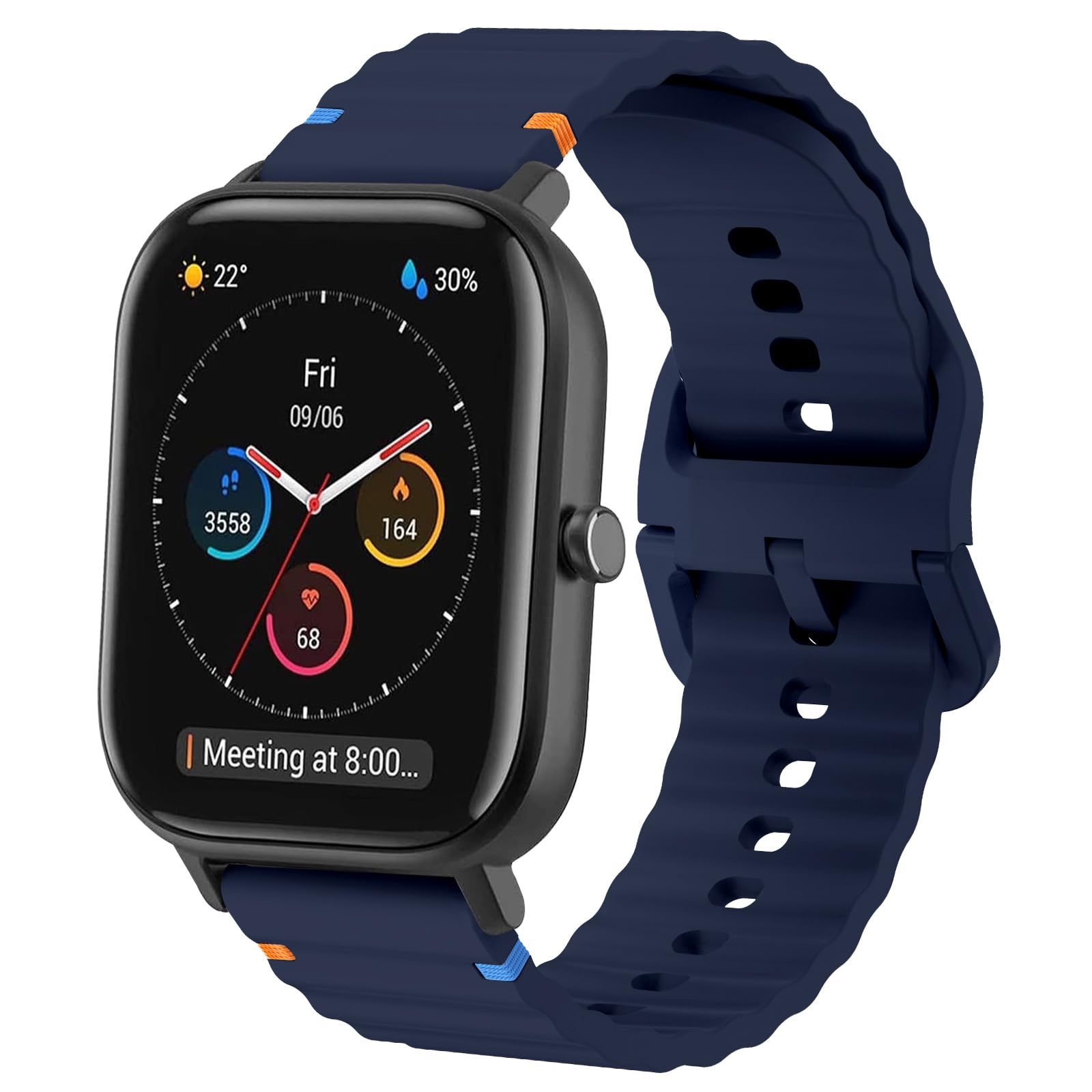 Compatible with Amazfit GTR Mini Bracelet, 20 mm Breathable Soft Sports Band for Amazfit Active, Amazfit GTS 2, GTS 2 Mini, GTS 4, GTS 4 Mini, Amazfit Bip, Bip U, Bip U Pro, Bip 3, Bip 3 Pro