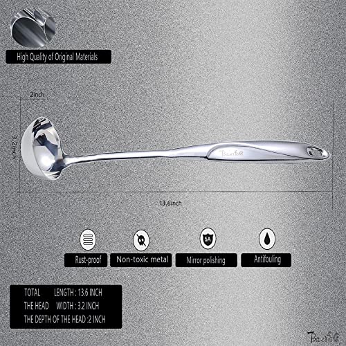 image for BAERFO High Grade Kitchen Ladle, Soup Ladle,Cooking Ladle for Soup,Hea