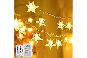 Brightown Battery Star Lights: 50 LED Stars for Magical Ambiance