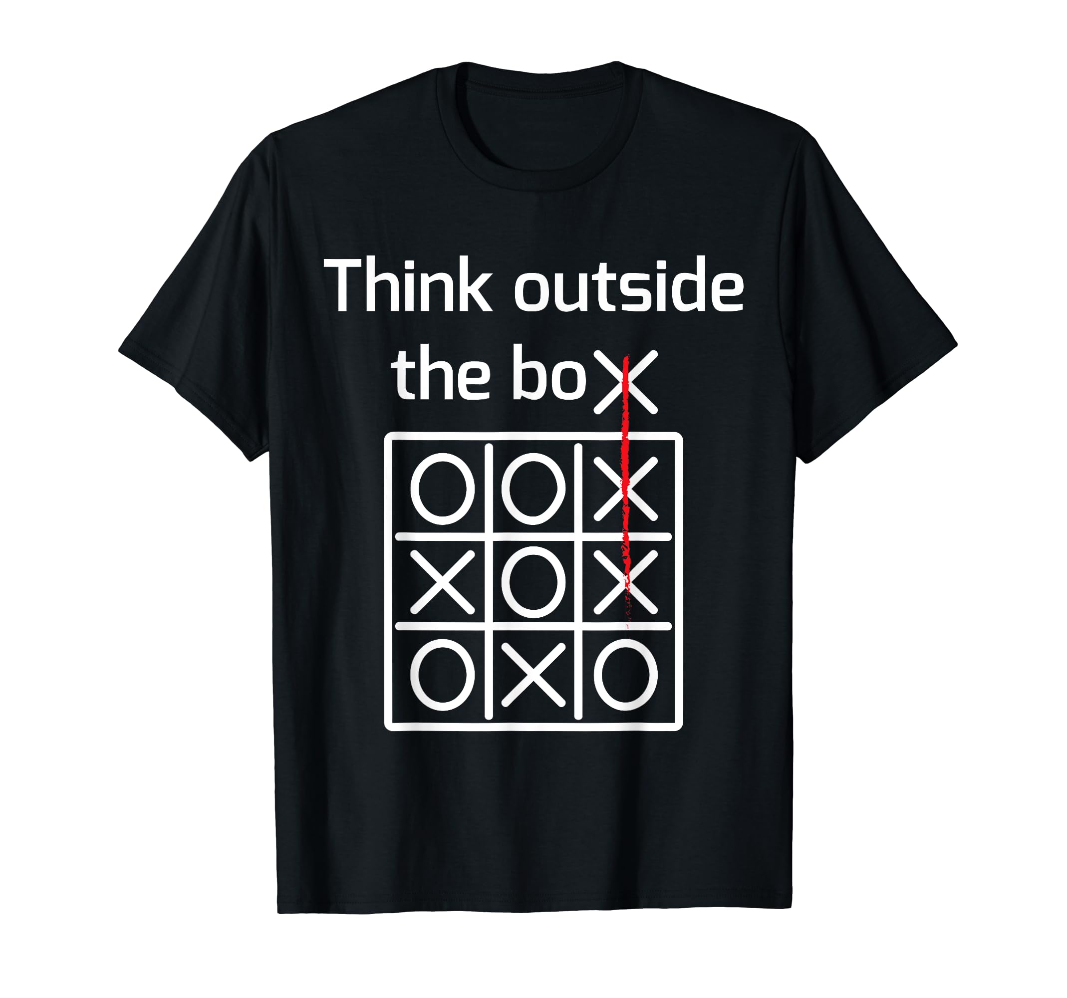 Funny but Smart Think Outside the Box Tee Shirt T-Shirt
