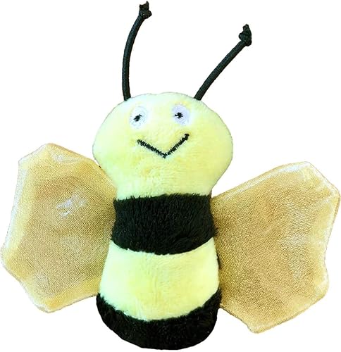 Petsport Bumble Bee Catnip Crinkle - Juguete para gatos, 4.5 pulgadas