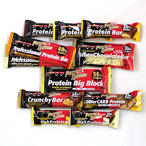 Preisvergleich Produktbild Power System Protein Riegel Box - Big Try Pack (11)