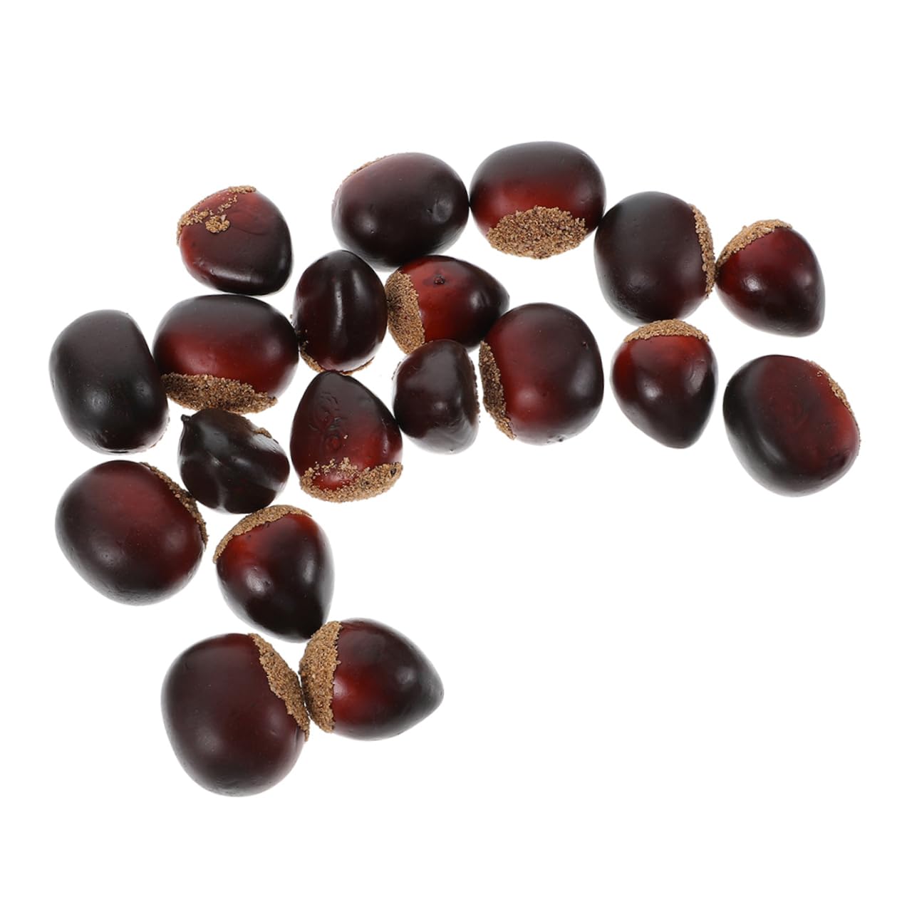 30 Noci Finte Realistiche - Castagne Artificiali Per Decorazioni Tavolo E Centrotavola - Foto 2