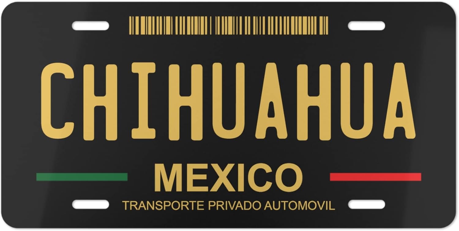 Chihuahua Mexico License Plate