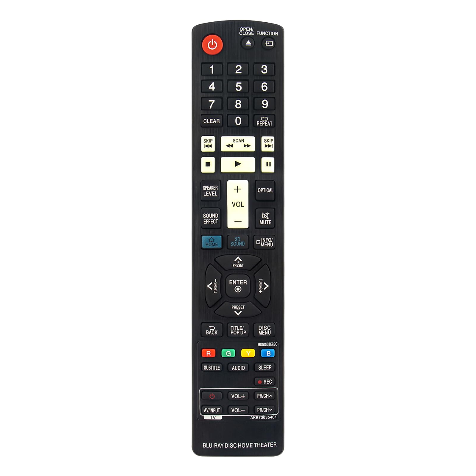 AKB73635401 Télécommande De Rechange Pour Système Home Cinéma