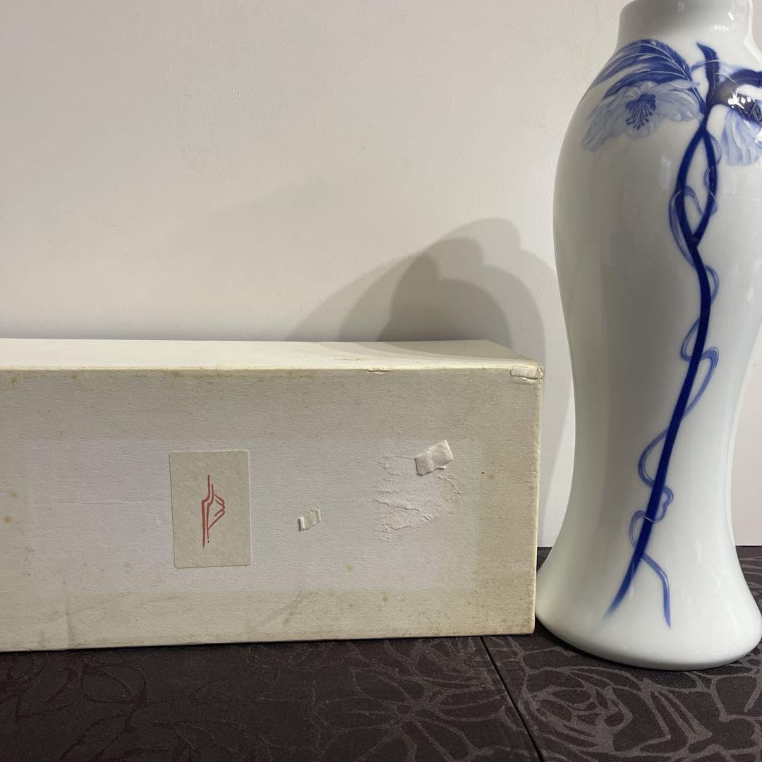 Amazon.co.jp: 深川製磁 オリエンタルブルーヌーボ9号 青と白の花柄