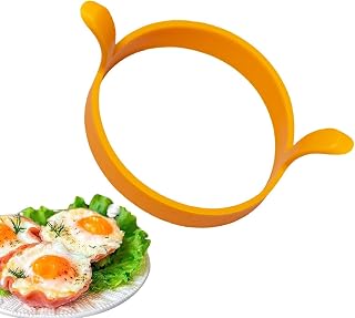 シリコンシリコンエッグリングエッグリング 繰り返し使える耐熱パンケーキ型調理器具