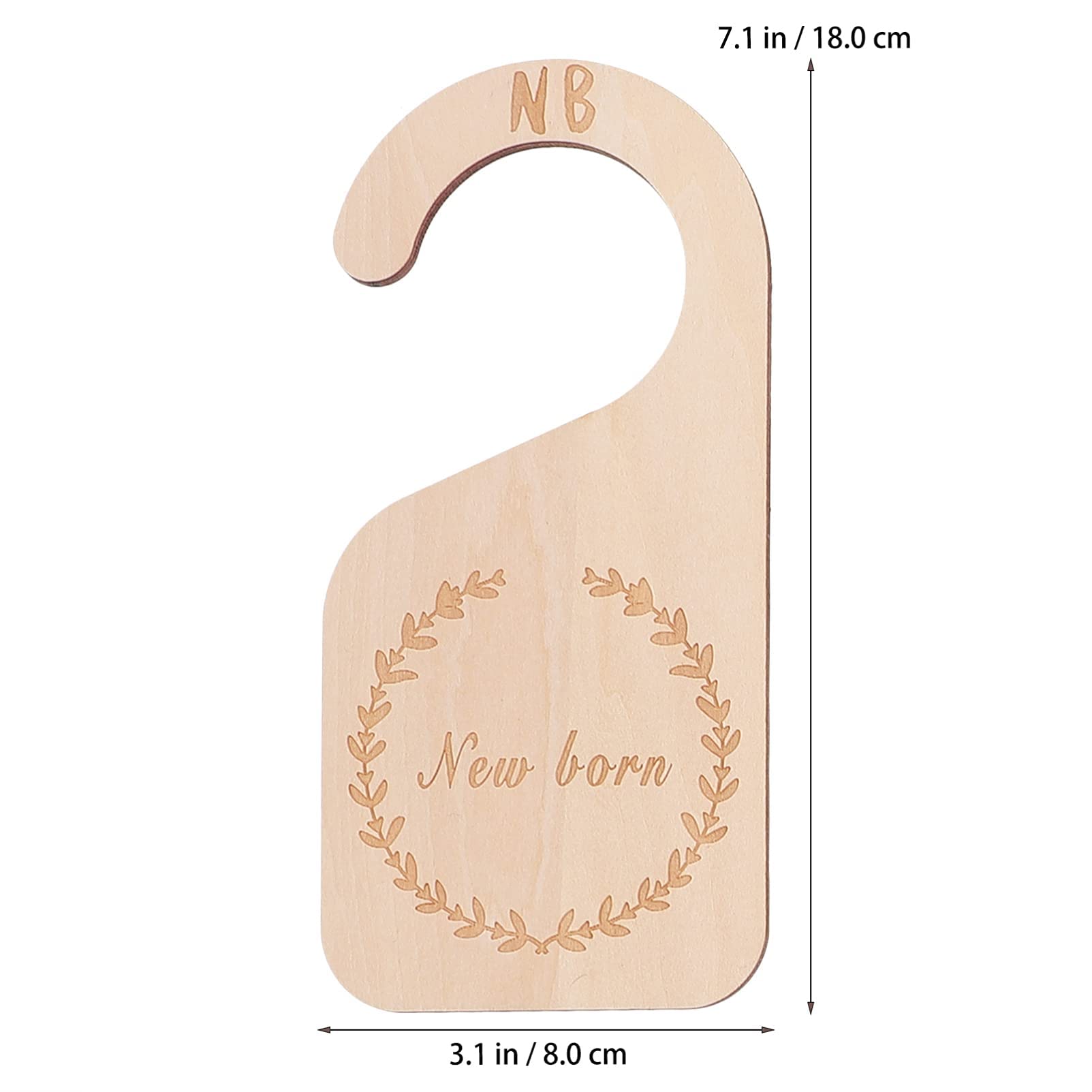 Séparateurs De Penderie Bébé En Bois - 7 Pièces, âges 0 à 24 Mois, Motif Dauphin Et étoiles