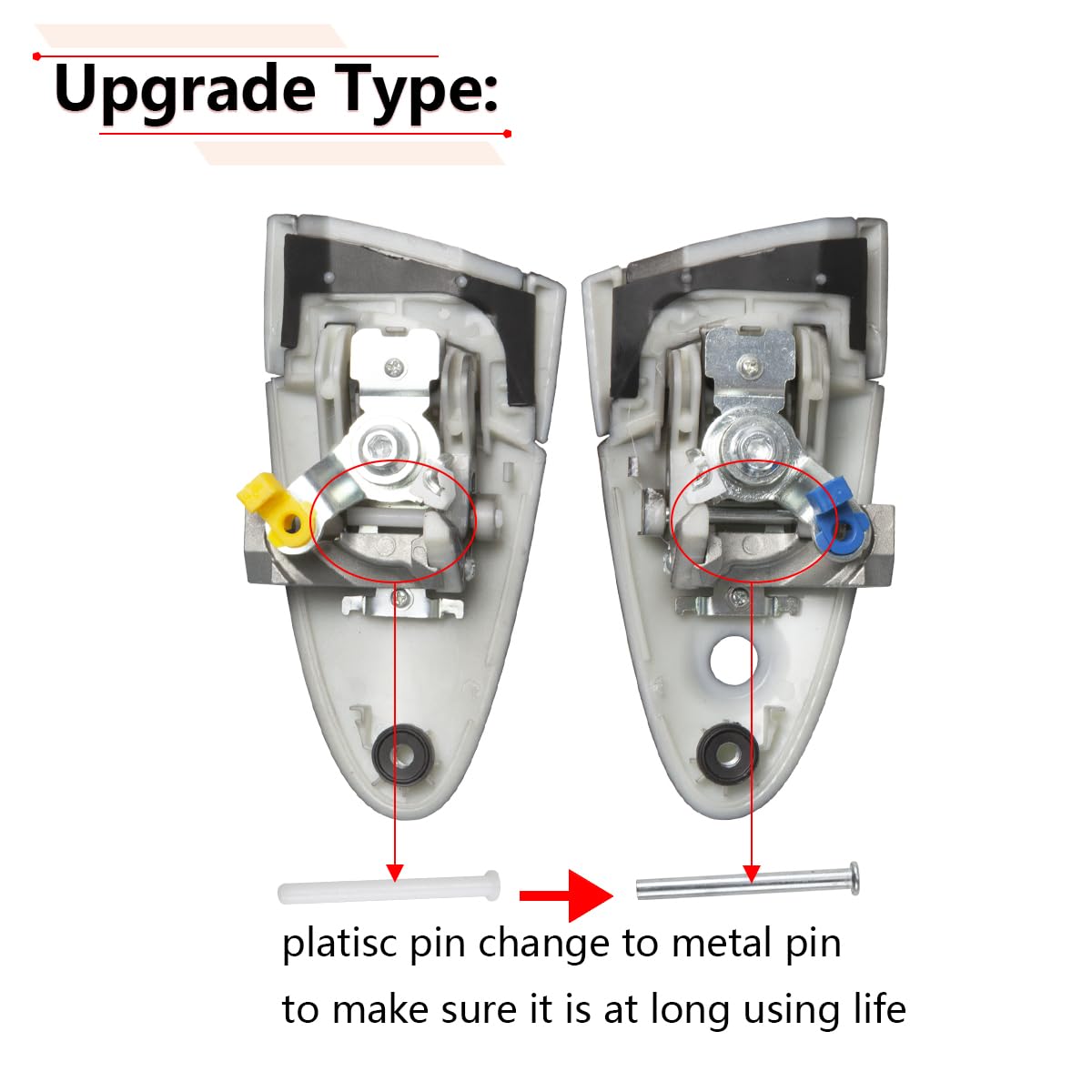 Amazon.com: RLB-HILON Upgrade Exterior Door Handle Compatible with