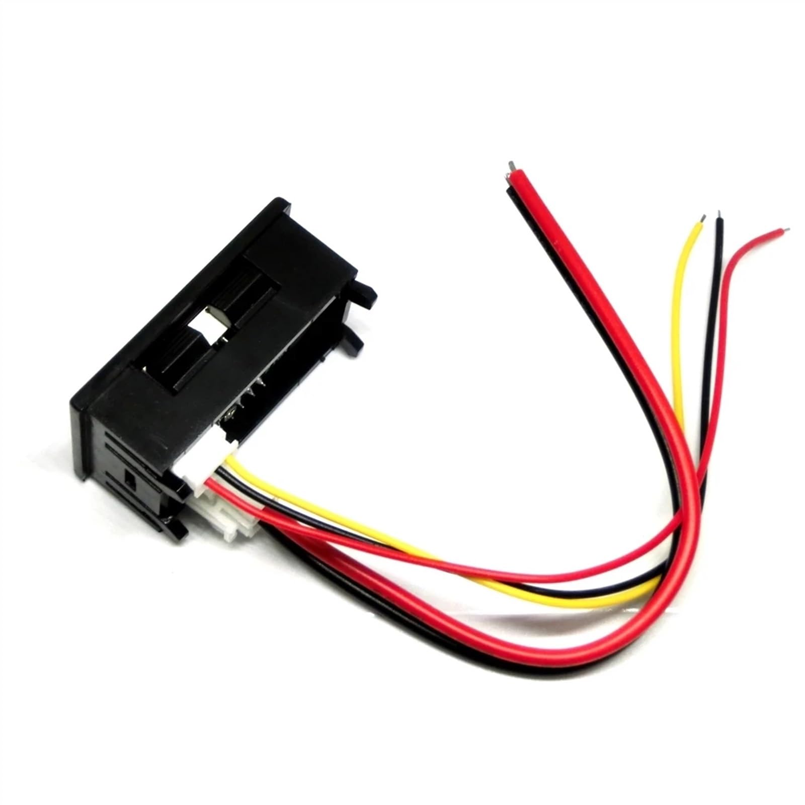 Mini voltímetro Digital, amperímetro, CC 100 V, 10 A, Panel de amperios, Voltaje, Corriente, medidor, Detector, Pantalla LED Dual 0,56"(1a Red Red)
