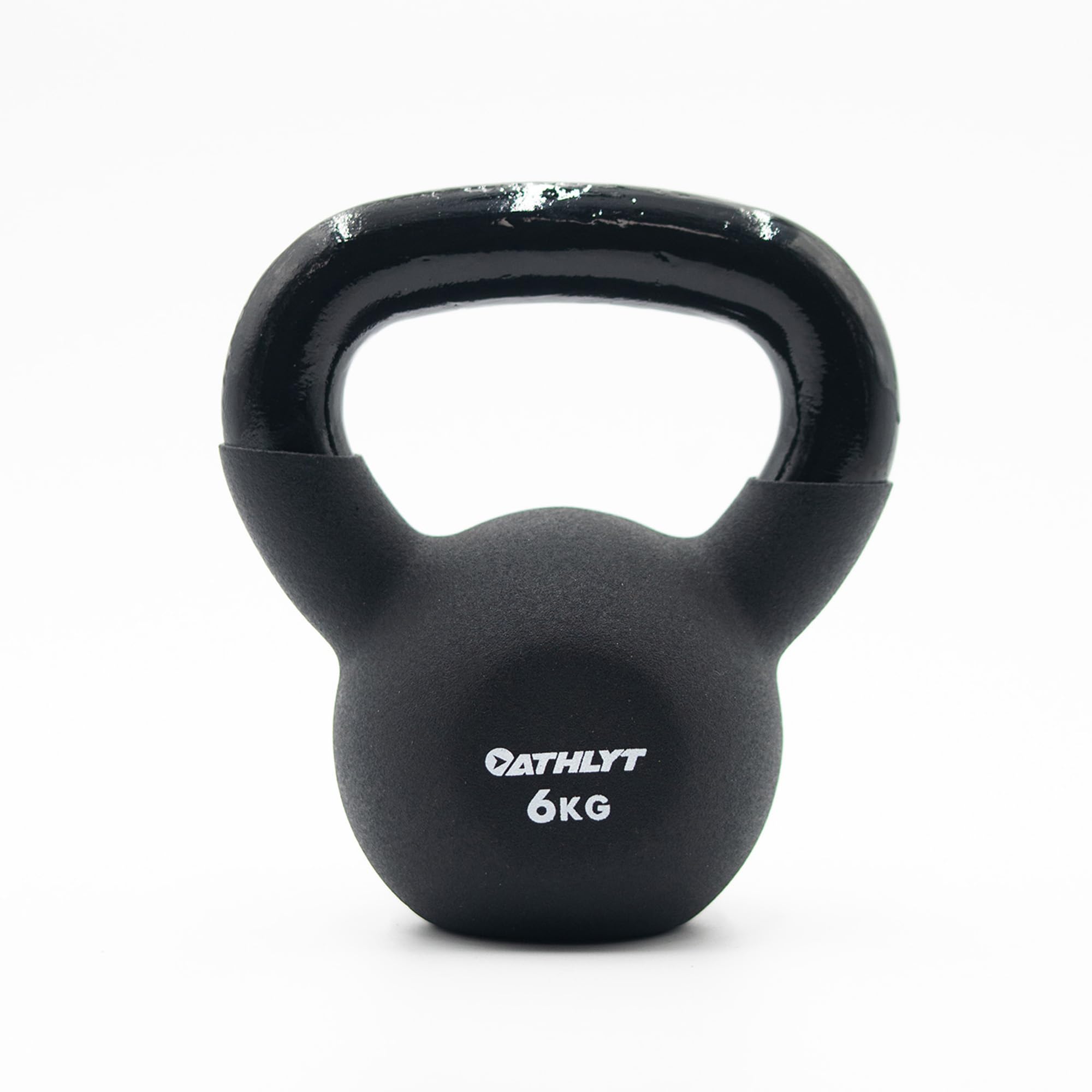 Athlyt Neoprene Kettlebell 6 kg, Black