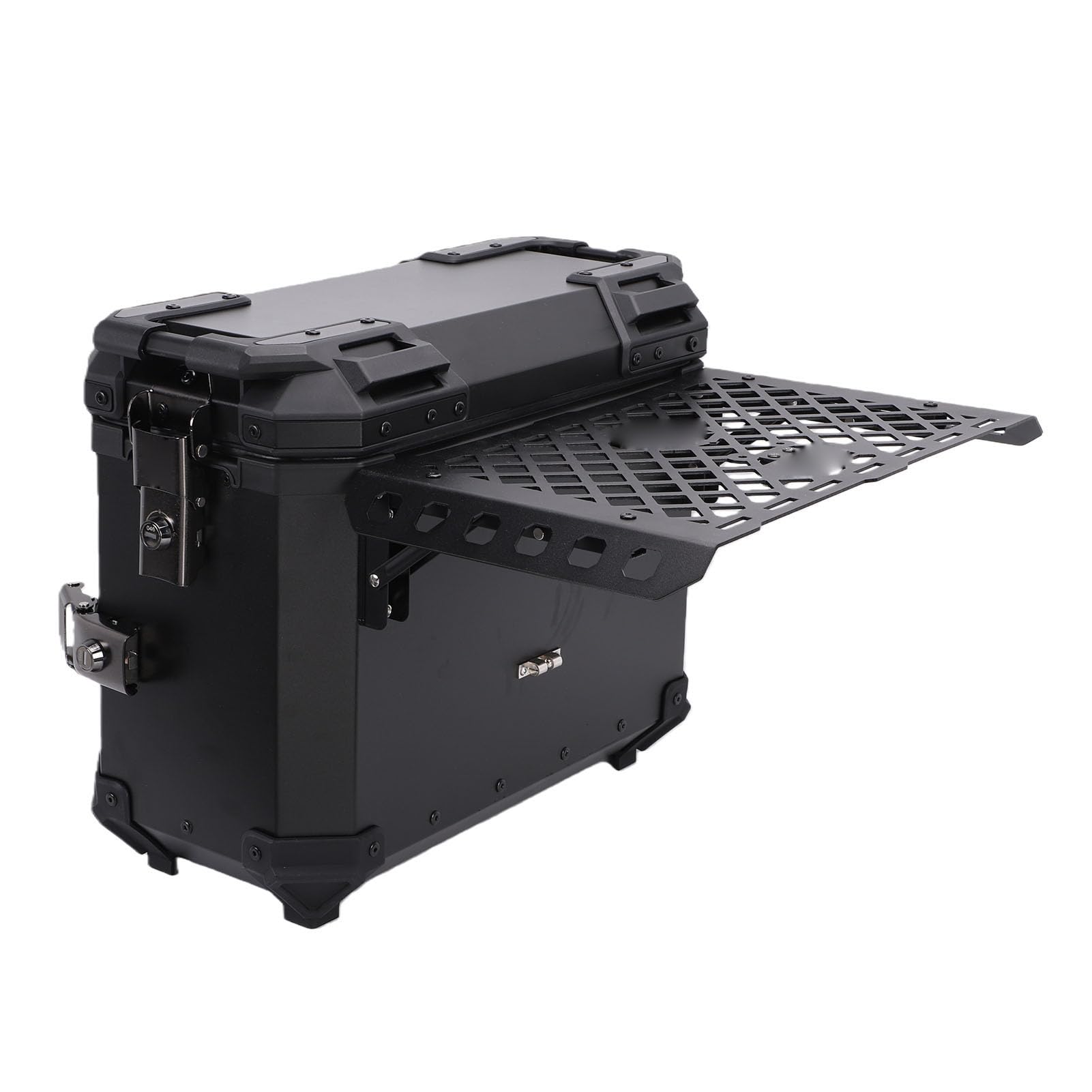 Black Waterproofing Hard Saddlebag Box for Helmet Luggage