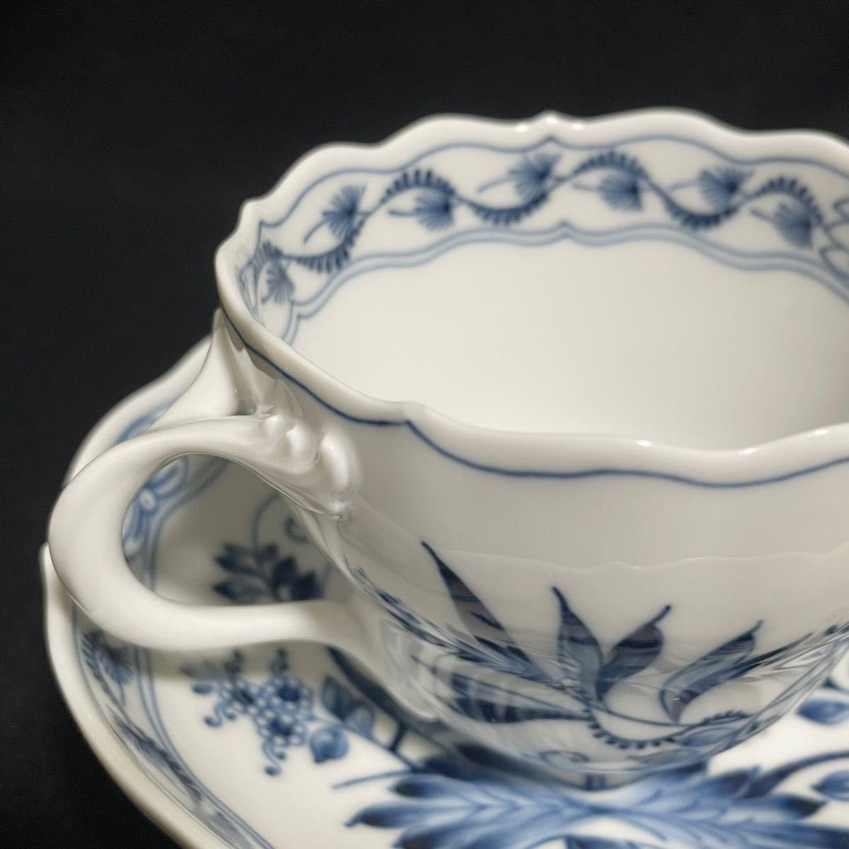 MEISSEN ブルーオニオン　スクエアプレート 2_000000000798.jpg?1719976964