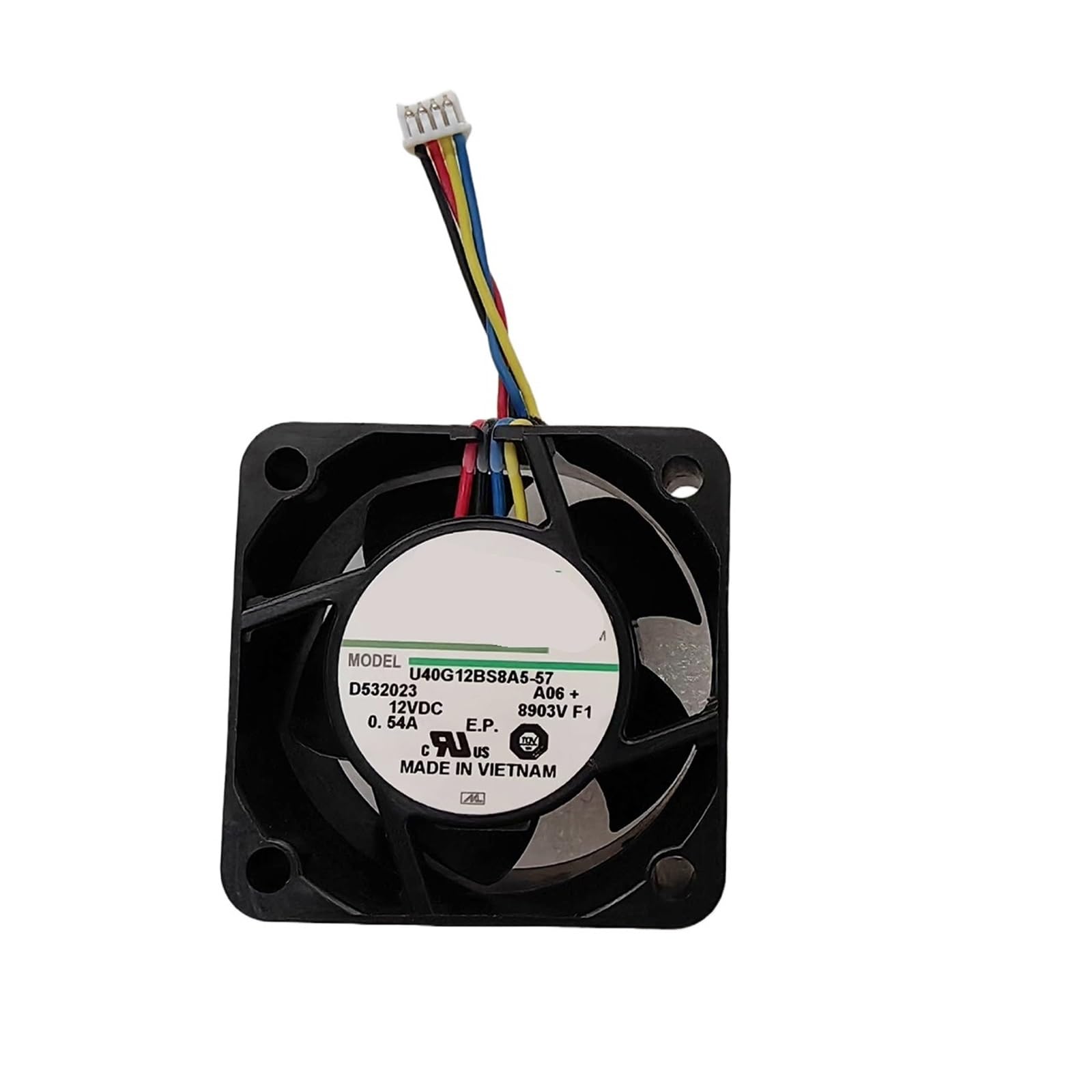 UWUKCJOKQ U40G12BS8A5-57 12V 0.54A 4020 4-Wire Cooling Fan