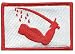 Texas Goliad Tactical Patch (Red & White)