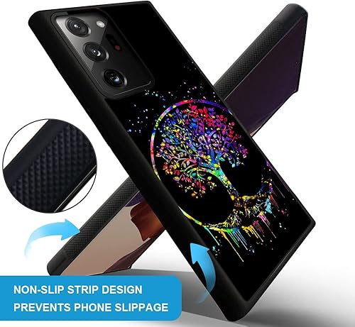 Miniatura 2 de DAIZAG Funda compatible con Samsung Galaxy Note 20 Ultra, árbol de la vida nocturna estrellada para hombre y mujer, protección a prueba de golpes y