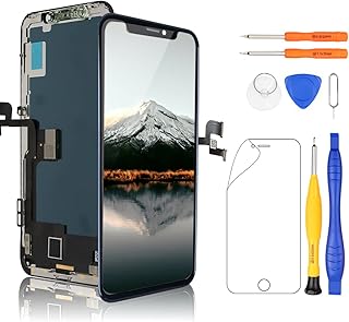Yodoit for iPhone Xs Screen Replacement Full HD COF 5.8 inch Display Touch Digitizer Assembly, with Repair Tool Kit and Screen Protector (Model A1920, A2097, A2098, A2099, A2100)