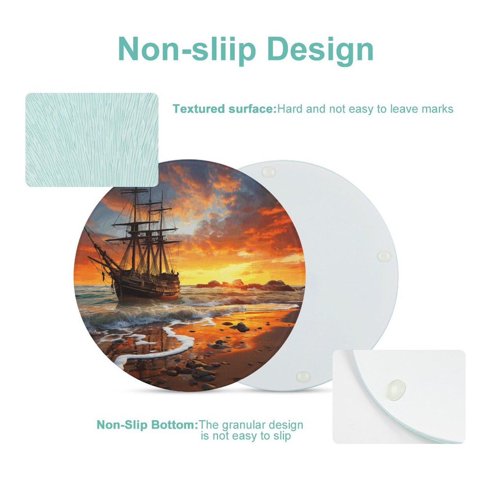 帆船ガラスプリント 帆船ガラスプリント