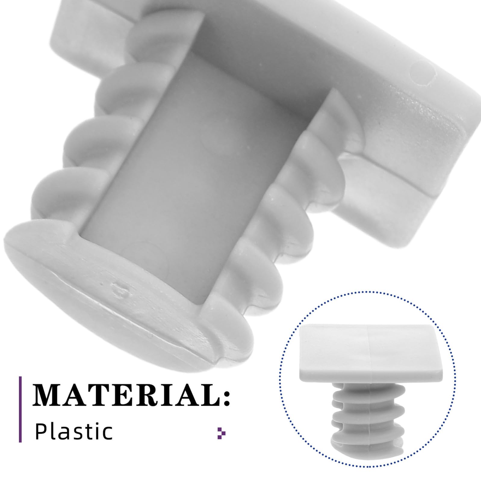Holibanna Accessori per Scivolo 4 Set Tappi Vite in Plastica Quadrati e Rotondi per Installazione Facile su Scivoli da Gioco per Casa e Area Giochi