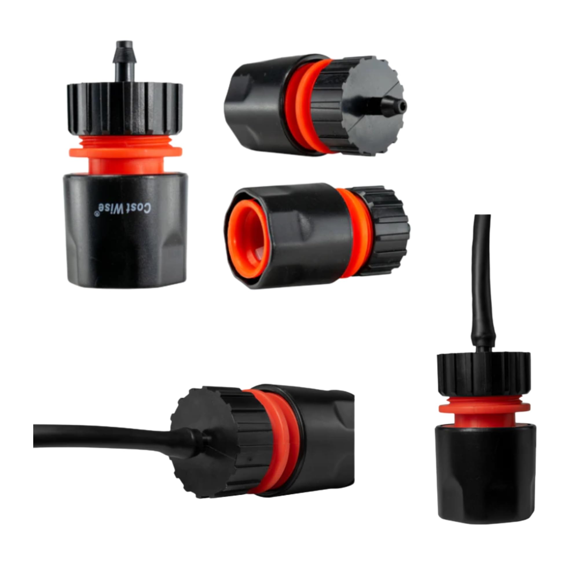 Ap Supplies Women's Pack Of 20 Hose Connector To 4Mm Micro Barb - Micro Irrigation Fitting Connector Adaptor For Micro Tubing In Irrigation System.